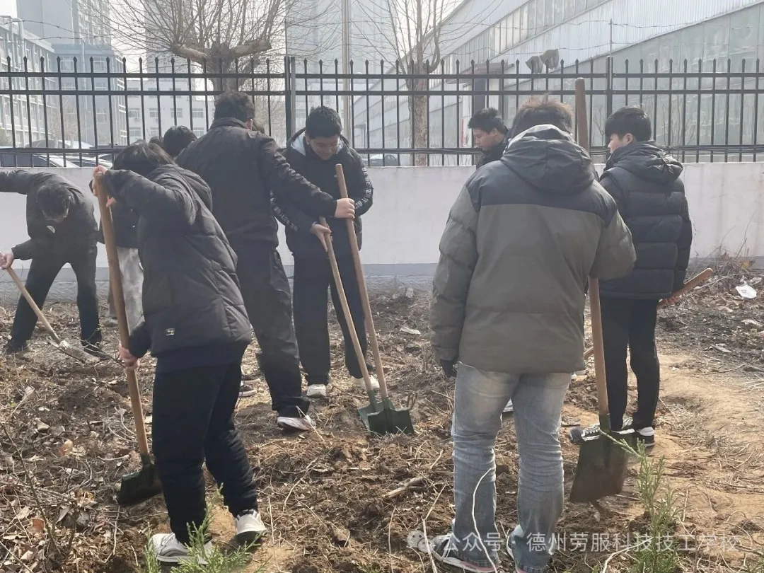 植此青绿，育见未来&mdash;&mdash;我校积极开展植树节主题活动